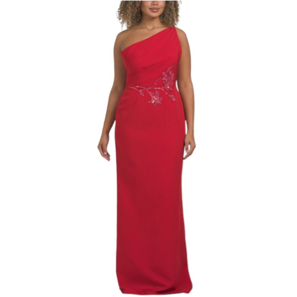 RENE BY RENE RUIZ 2pc Gown With Beaded Embellishment And Cape - Picture 3 of 5